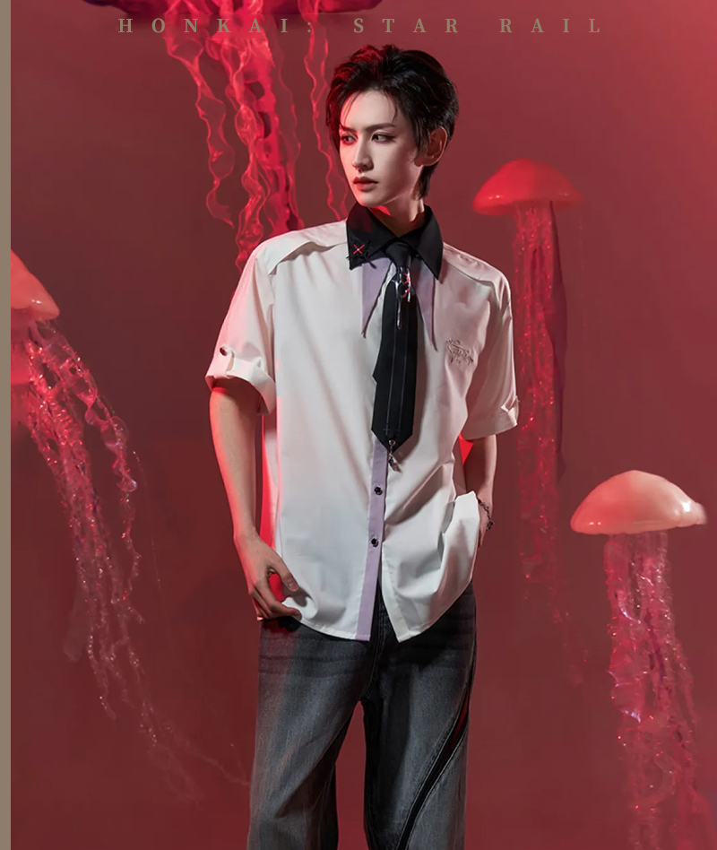 [Official Merch] HSR Evernight Impression Short-Sleeve Shirt