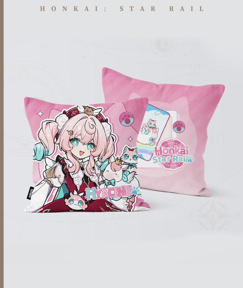 [Official Merch] HSR Chibi Cat Series Throw Pillow