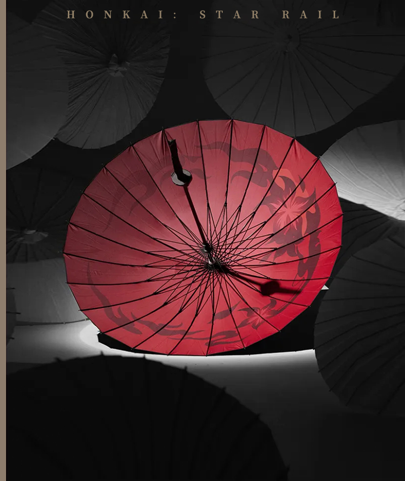 [Official Merch] Honkai: Star Rail Acheron Impression Long-Handle Umbrella