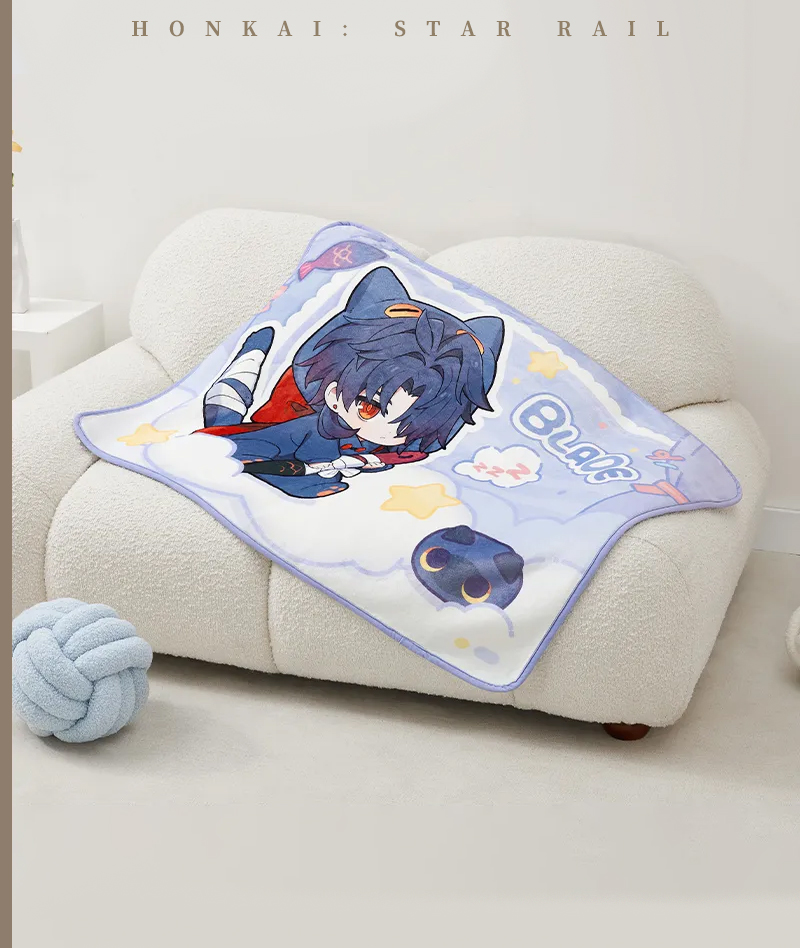 [Official Merch] HSR Chibi Home Blanket - Boys Dormitory Series