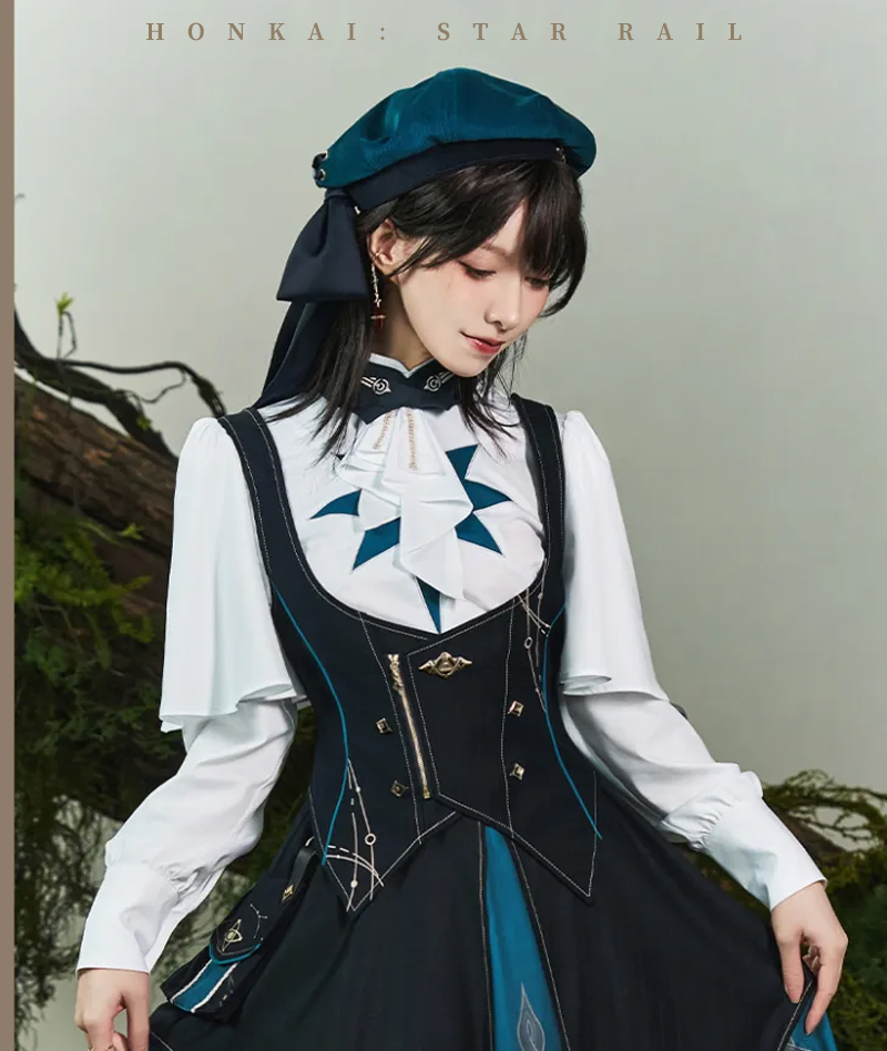 475-[Copy][Official Merch] HSR March 7th Impression Clothing Beret