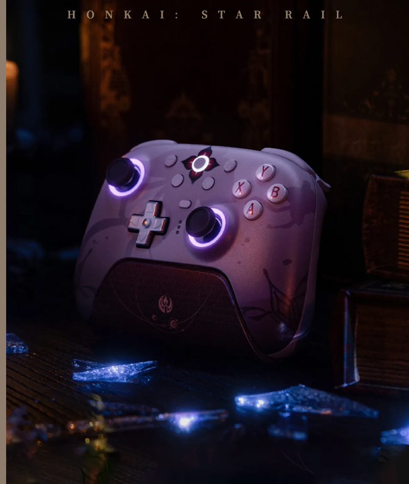 459-[Copy][Official Merch] HSR Castorice Force Feedback Elite Game Controller 