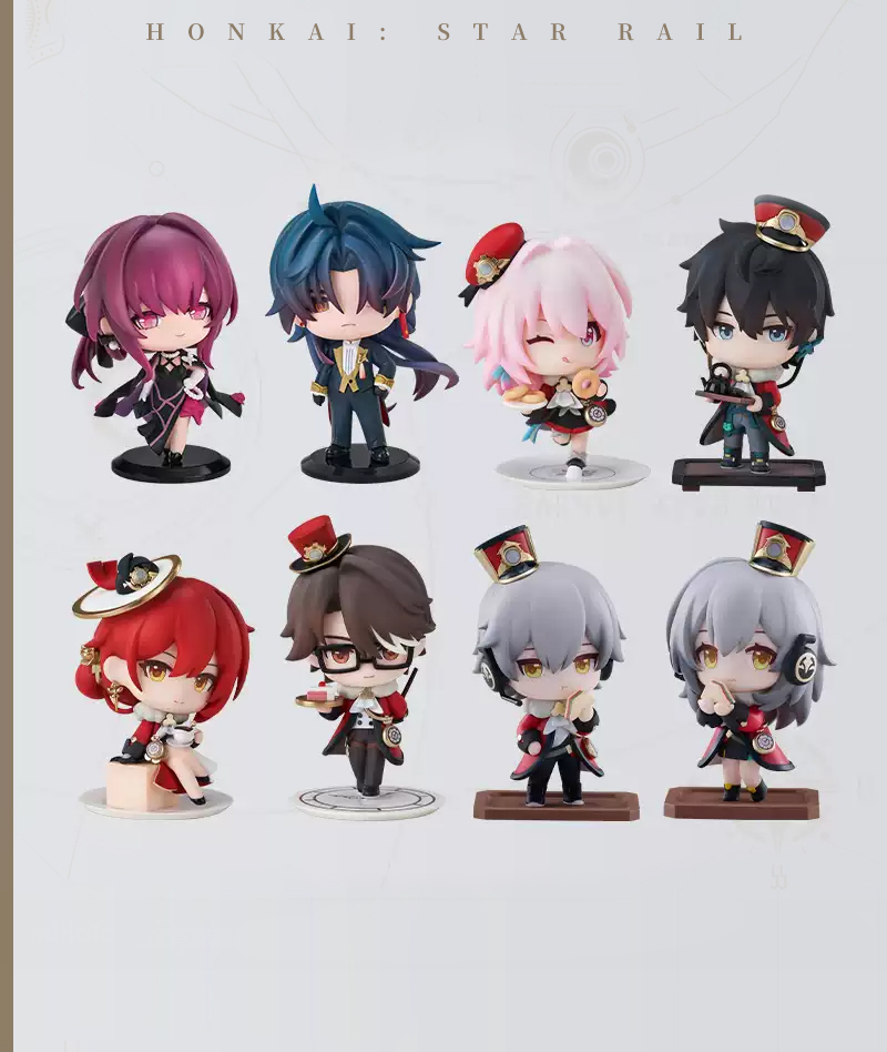 [Official Merch] HSR Nameless Medal Mini Chibi Figures
