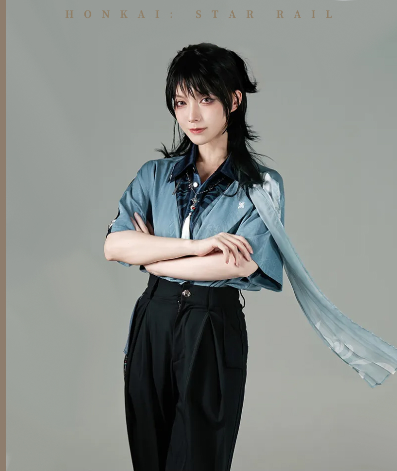 379-[Copy][Official Merch] Honkai Star Rail Feixiao Impression Folding fan
