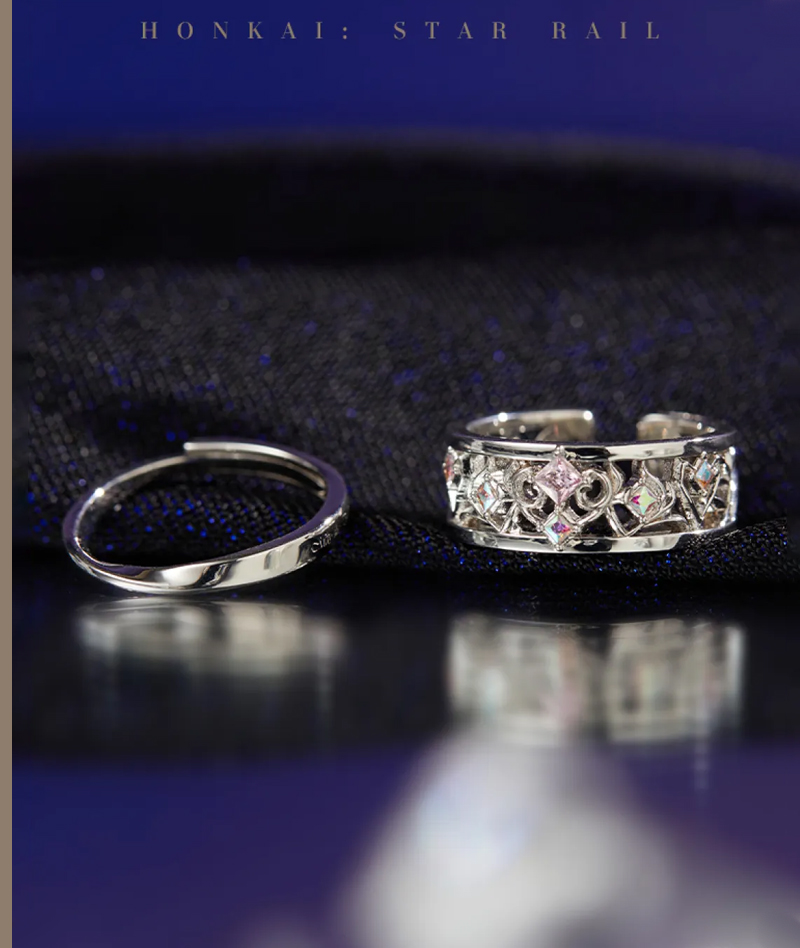 [Copy][Official Merch] Honkai: Star Rail Cyrene Impression Ring Set
