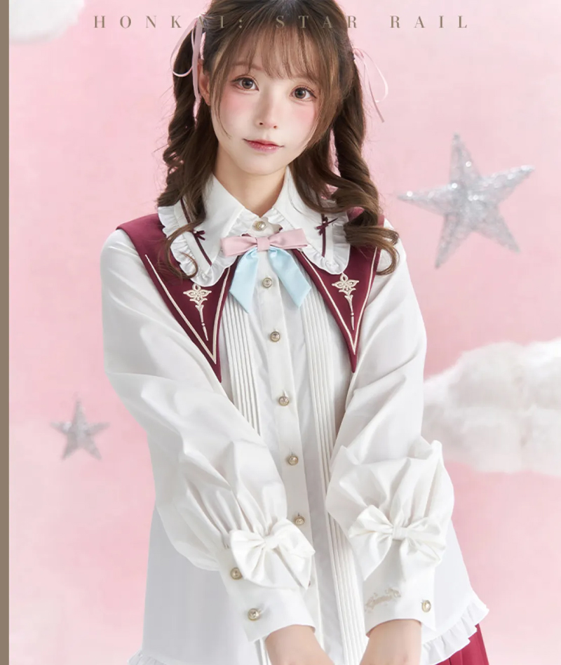[Official Merch] Honkai Star Rail Hyacine Impression Blouse