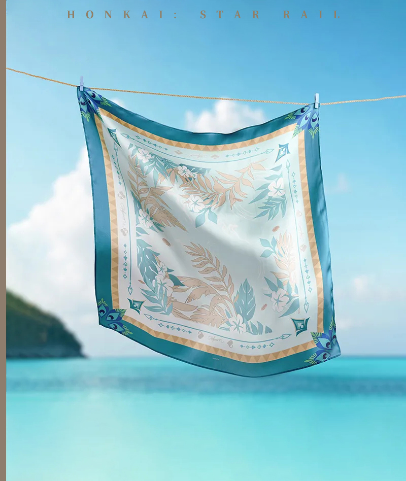 [Official Merch] HSR Character Impression Series Mulberry Silk Scarf Set - Sparxie Ver.