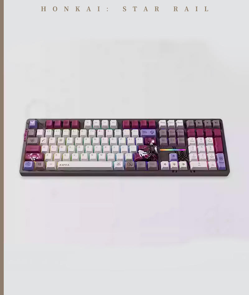 [Official Merch] HSR Kafka RGB Mechanical Keyboard