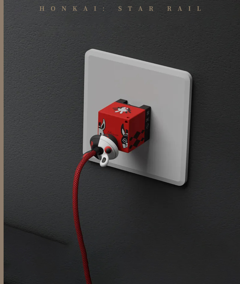 [Official Merch] Honkai: Star Rail Sparxie & Sparkle Series 35W Fast Charging Power Adapter