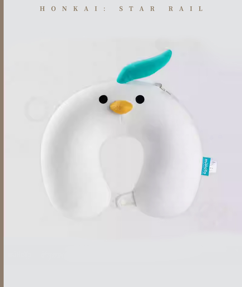 [Official Merch] HSR Qingque 2-in-1 Neck Pillow / Plushie