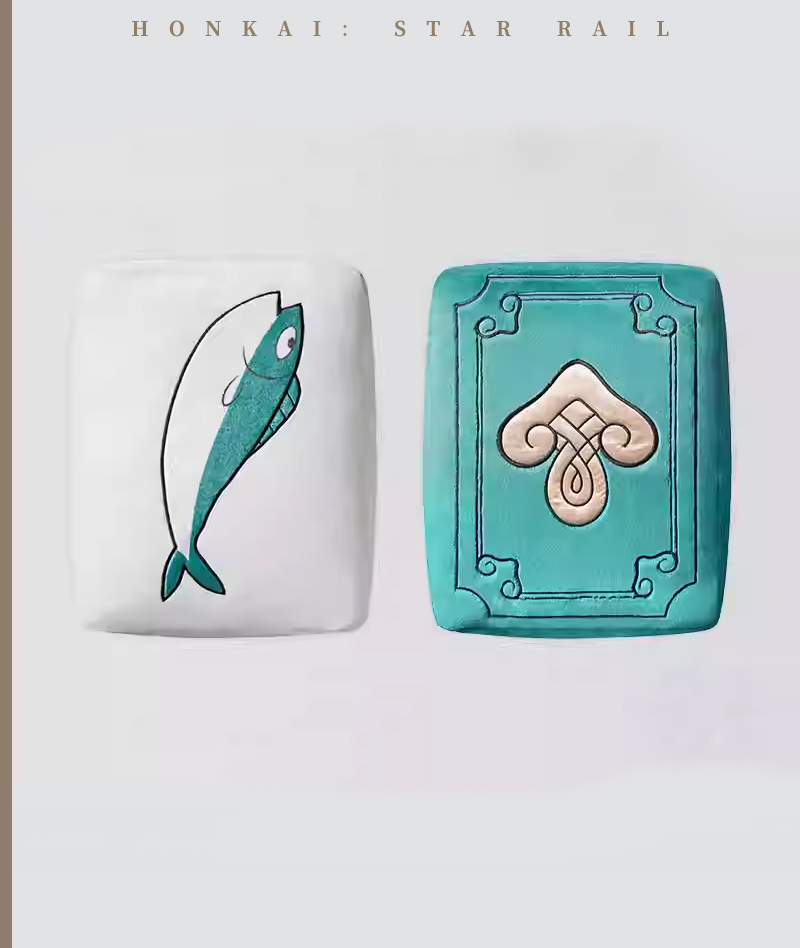 [Official Merch] HSR Qingque 2-in-1 Pillow / Plushie Celestial Jade