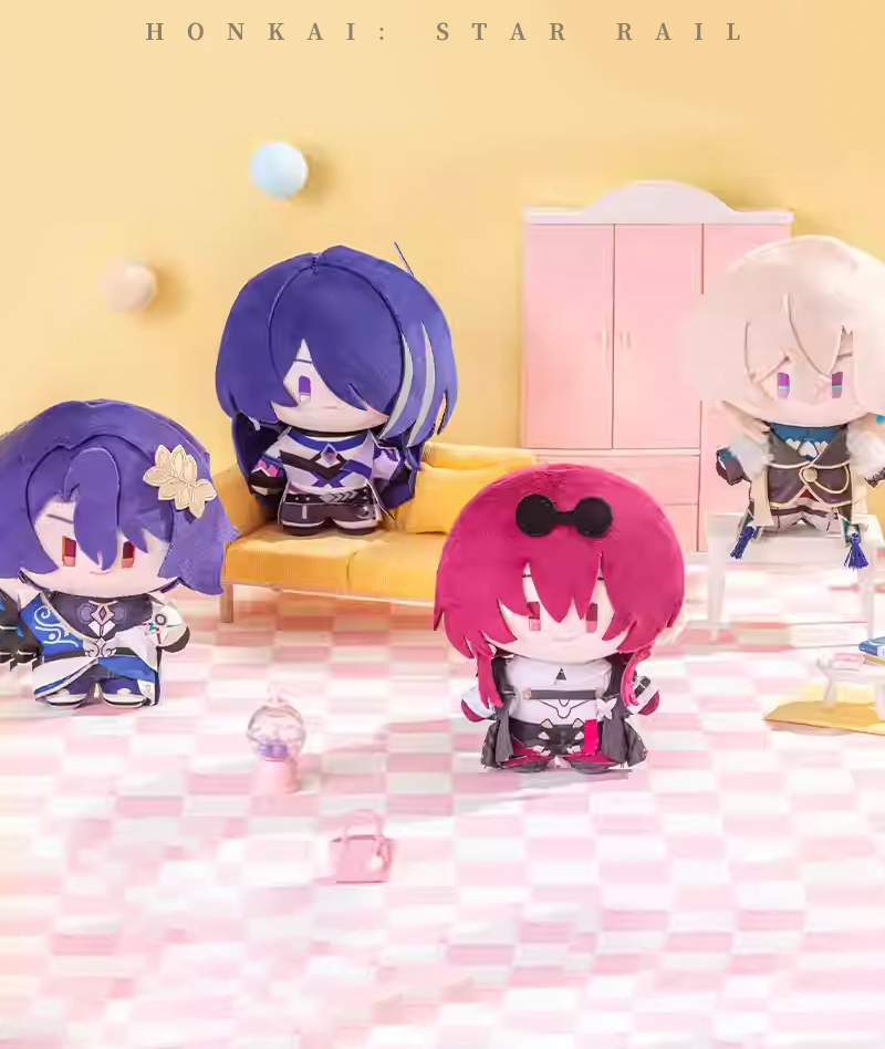 [Official Merch] HSR Chibi Plushie Doll Character