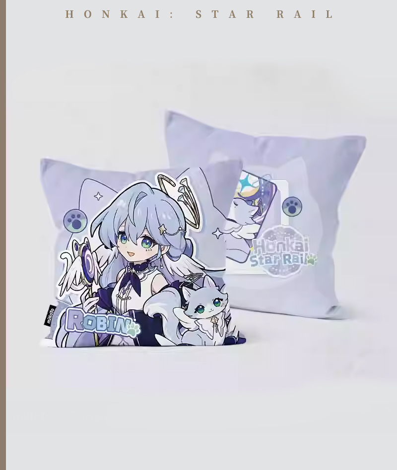 [Official Merch] HSR Chibi Cat Series Throw Pillow
