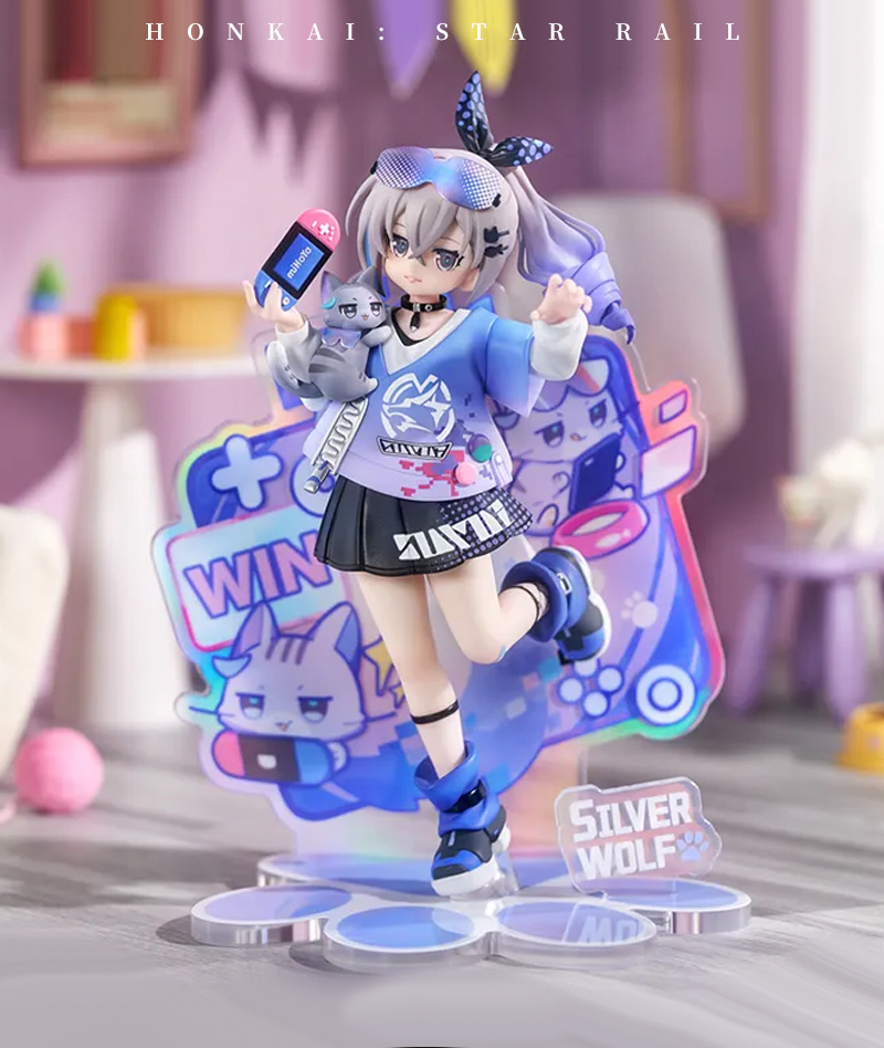 [Official Merch] Honkai: Star Rail Chibi Cat Series Silver Wolf Scale Figure