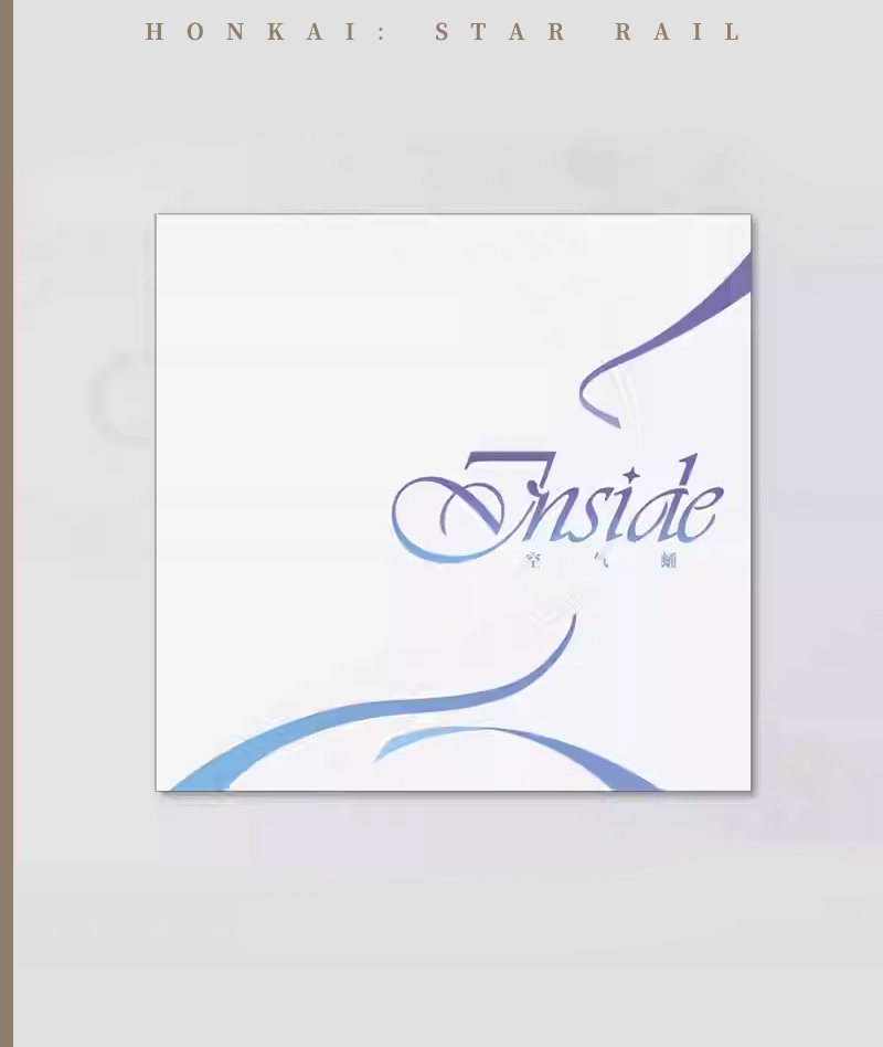 [Official Merch] Honkai Star Rail Robin "INSIDE" CD Album