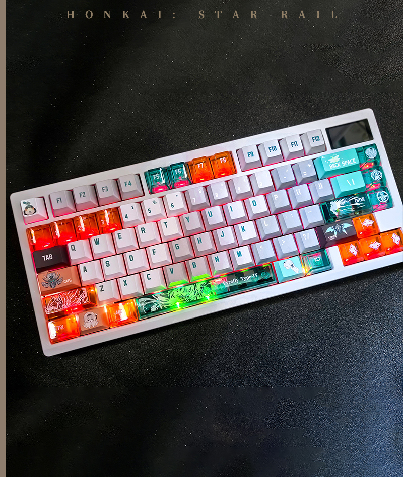Honkai: Star Rail Firefly Keycap Set PBT Keyboard Caps