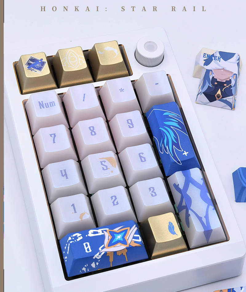 Honkai: Star Rail Sunday 2.0 Pearlescent PBT Keycap Set - Cherry Profile