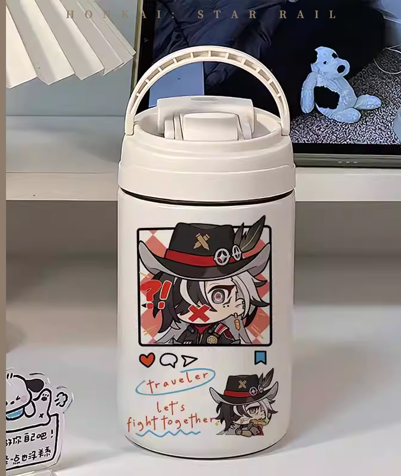 Honkai: Star Rail Robin Aventurine Thermos Water Bottles
