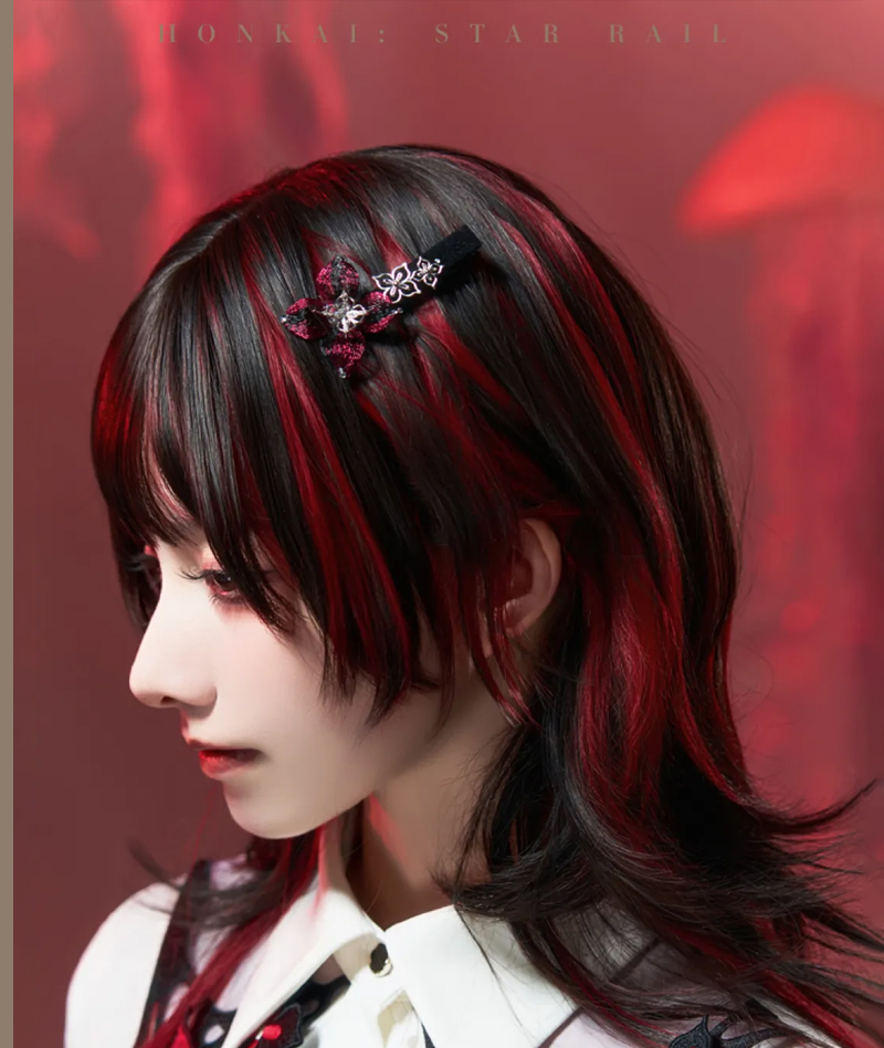 [Official Merch] HSR Evernight Impression Hair Clip & Brooch Set