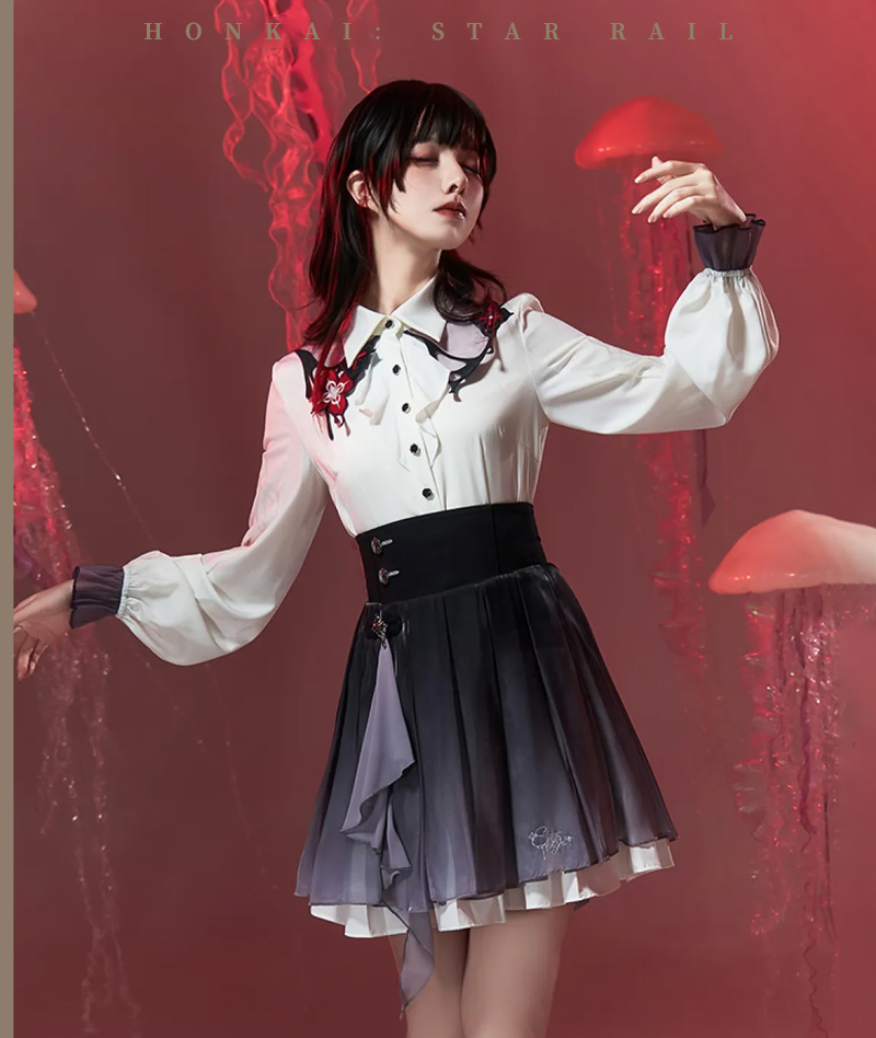 [Official Merch] HSR Evernight Impression Long-Sleeve Shirt