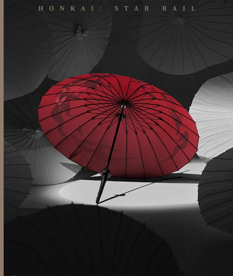 [Official Merch] Honkai: Star Rail Acheron Impression Long-Handle Umbrella
