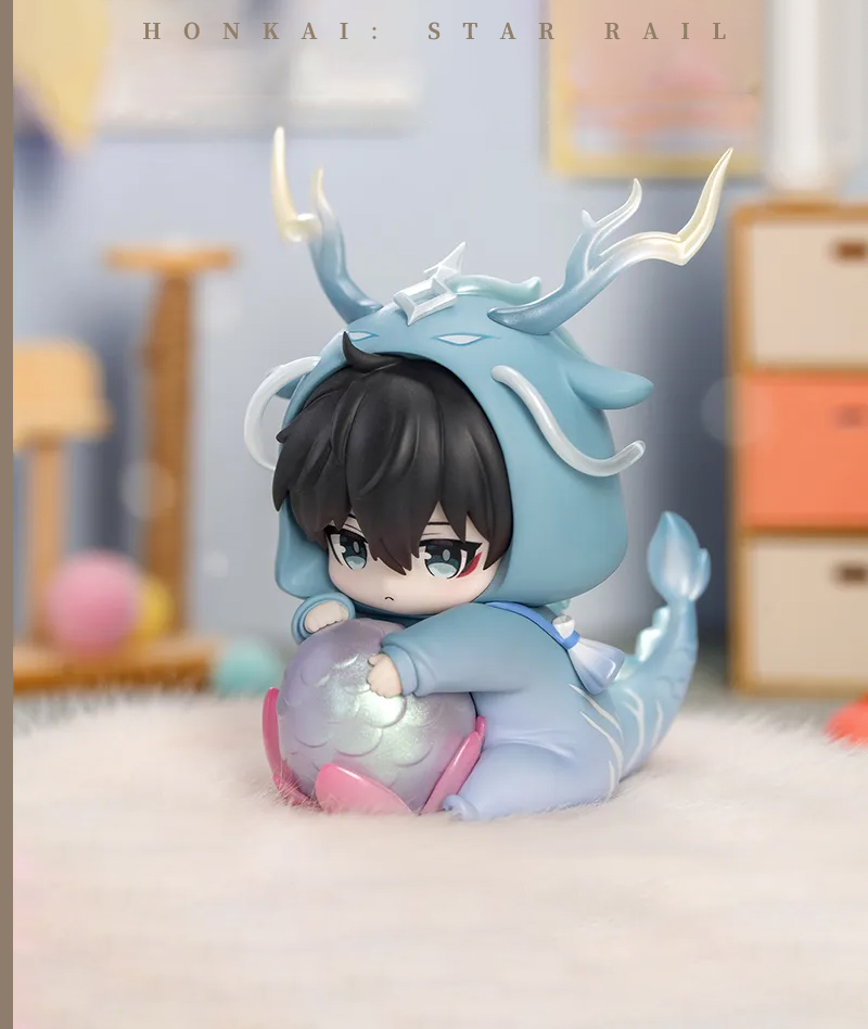 [Official Merch] HSR Chibi Trading Figures Blind Box - Boys Dormitory Series
