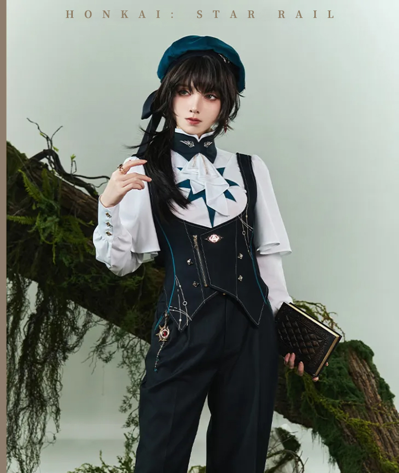 475-[Copy][Official Merch] HSR March 7th Impression Clothing Beret