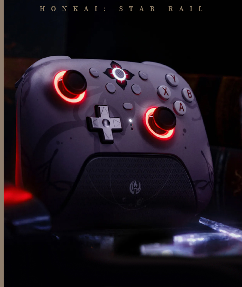 459-[Copy][Official Merch] HSR Castorice Force Feedback Elite Game Controller 
