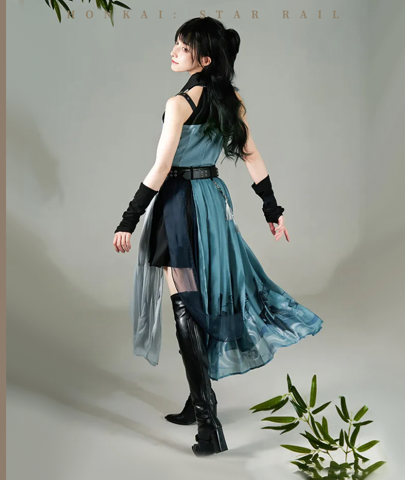 376-[Copy][Official Merch] Honkai Star Rail Feixiao Impression Folding fan