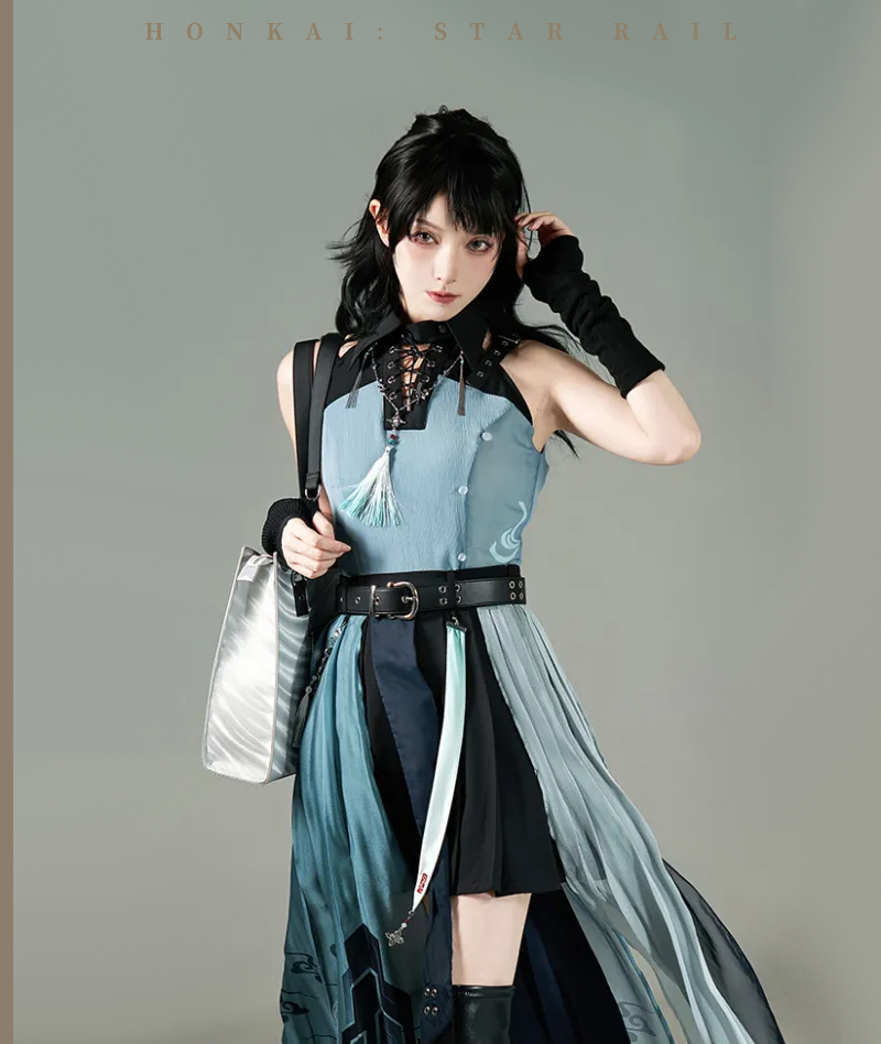 378-[Copy][Official Merch] Honkai Star Rail Feixiao Impression Folding fan