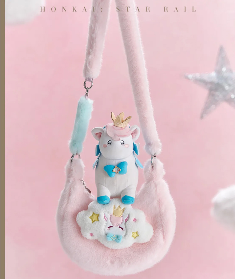 [Official Merch] Honkai Star Rail Hyacine Impression Plush Crossbody Bag
