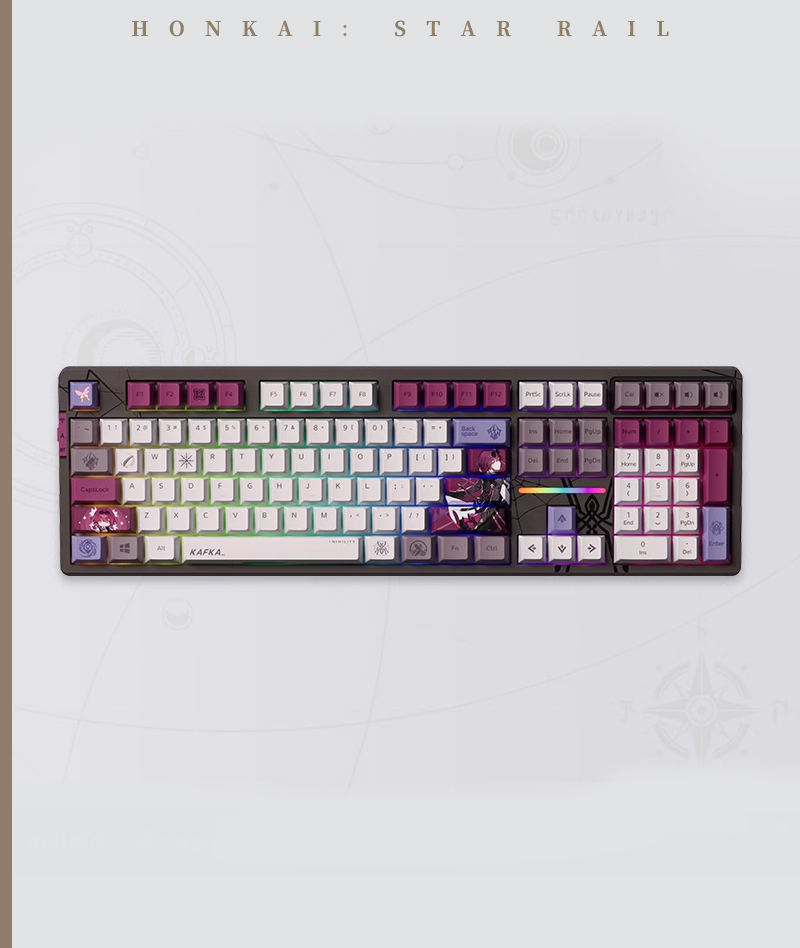[Official Merch] HSR Kafka RGB Mechanical Keyboard