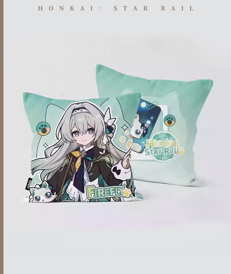 [Official Merch] HSR Chibi Cat Series Throw Pillow