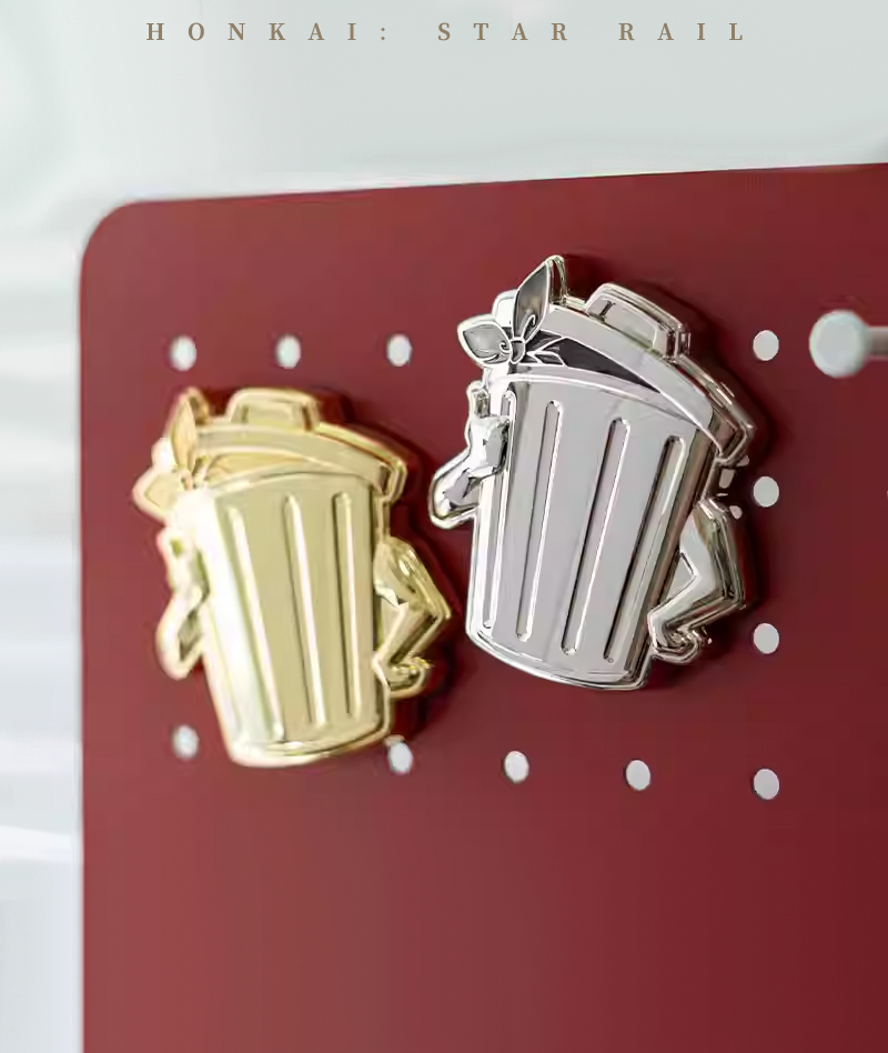 [Official Merch] HSR Lordly Trashcan Fridge Magnet