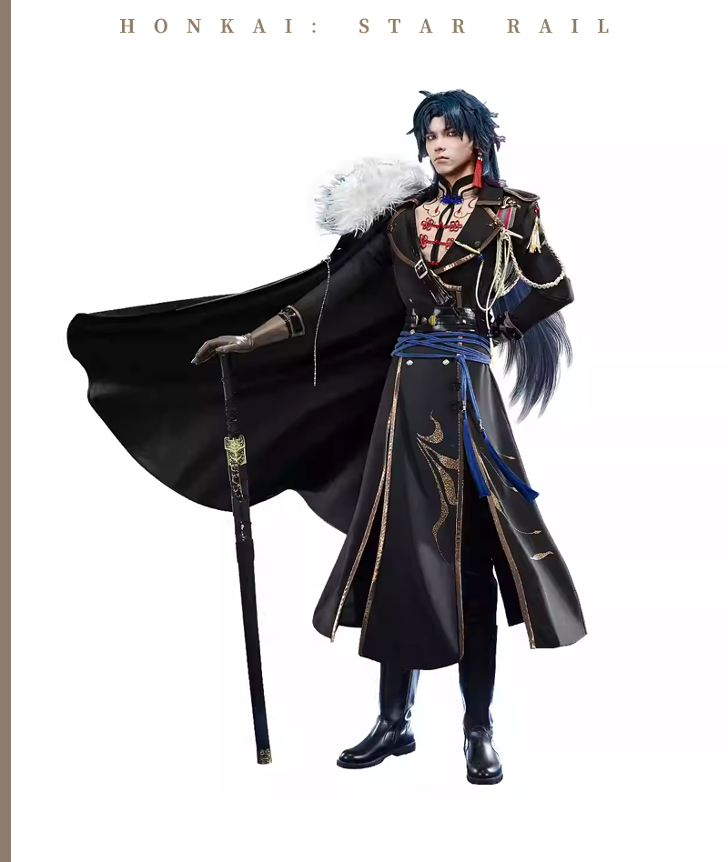 Honkai: Star Rail Blade Military Dress Cosplay Costume
