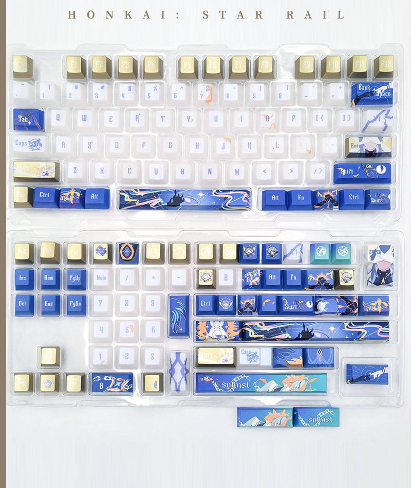 Honkai: Star Rail Sunday 2.0 Pearlescent PBT Keycap Set - Cherry Profile