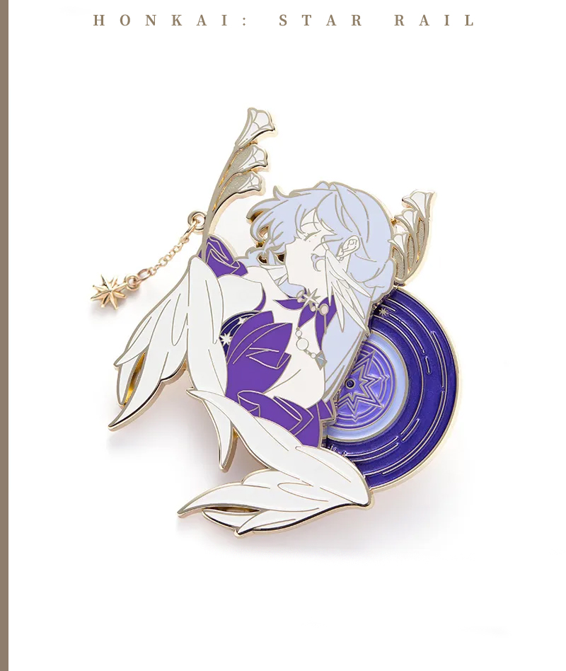 [Official Merch] Honkai Star Rail Robin Impress Metal Badge
