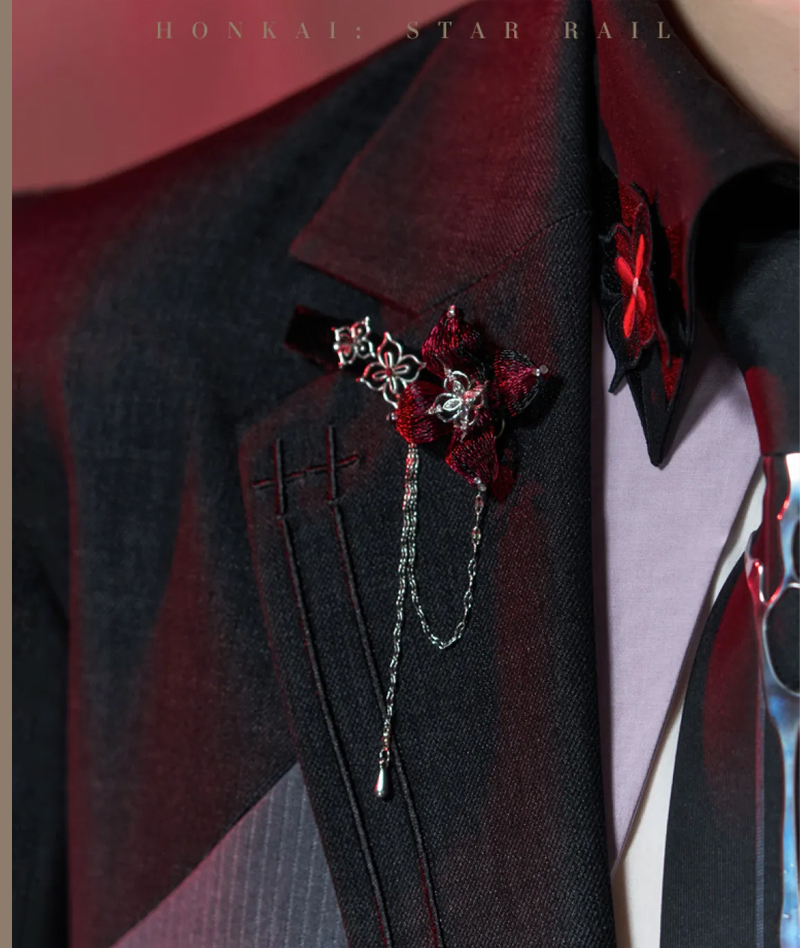 [Official Merch] HSR Evernight Impression Hair Clip & Brooch Set
