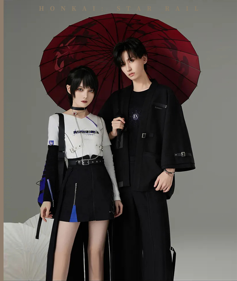 [Official Merch] Honkai: Star Rail Acheron Impression Long-Handle Umbrella