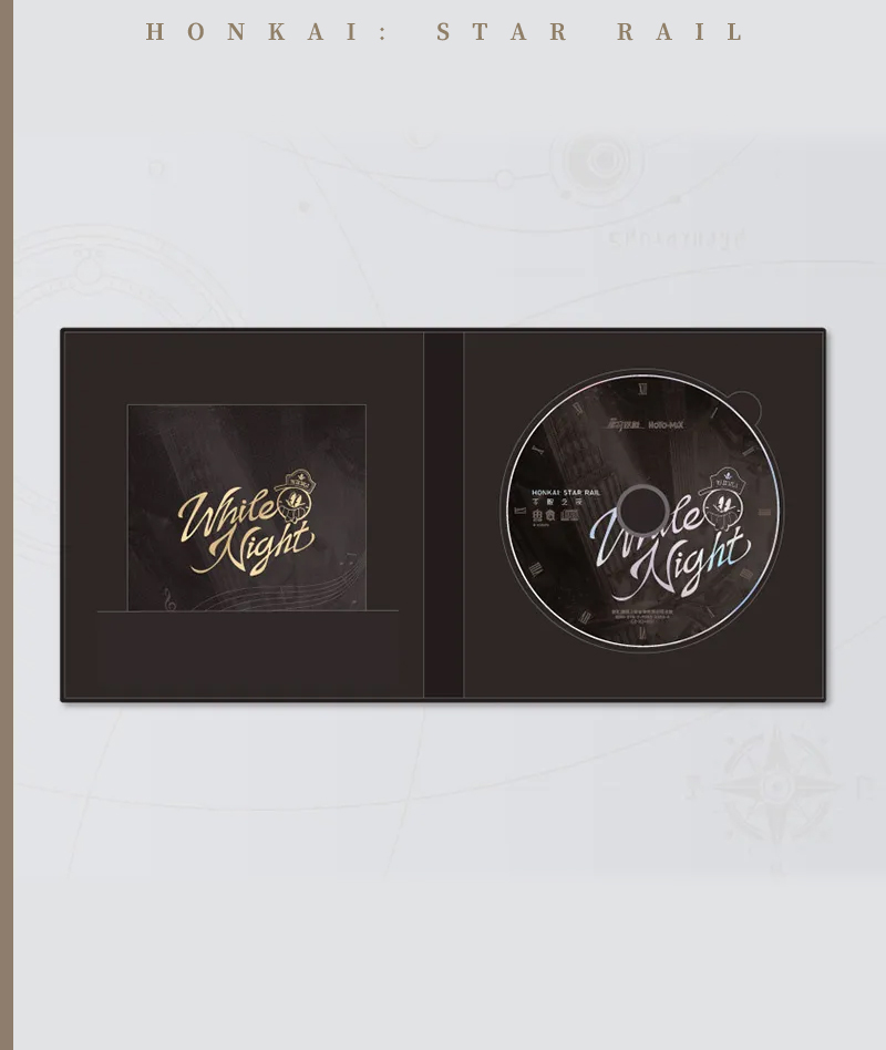 [Official Merch] Honkai: Star Rail “White Night” CD Album