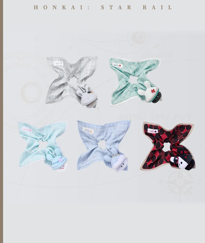 [Official Merch] Honkai: Star Rail Bunny Mushroom & Mushroom Bunny Series Plush Scrunchie