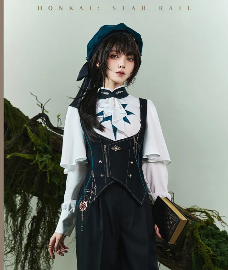 475-[Copy][Official Merch] HSR March 7th Impression Clothing Beret