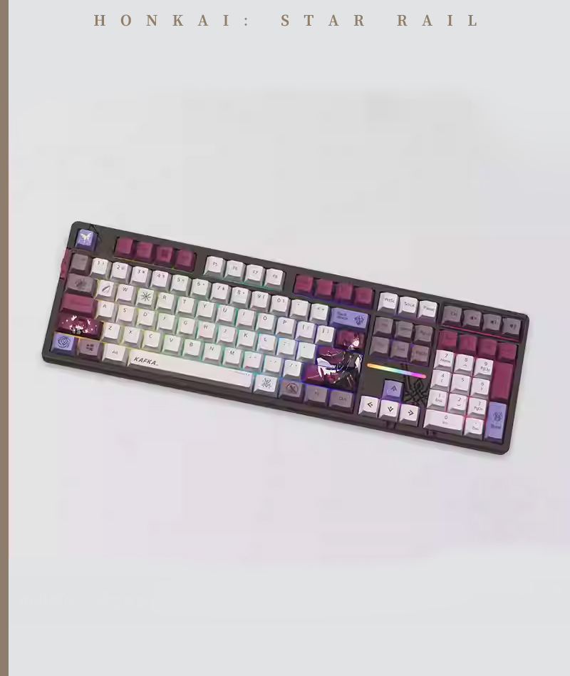 [Official Merch] HSR Kafka RGB Mechanical Keyboard