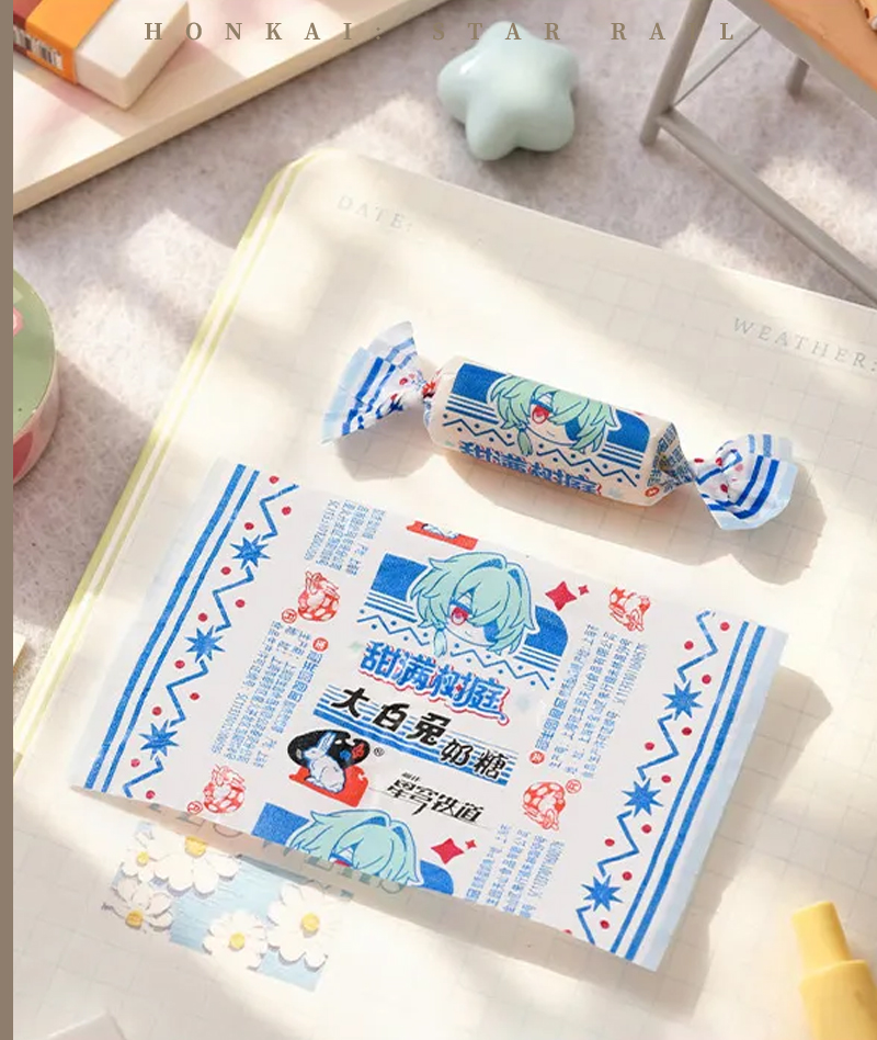 Official HSR x White Rabbit Creamy Candy Collab Merch: Anaxa & Hyacine  & Acrylic Stand