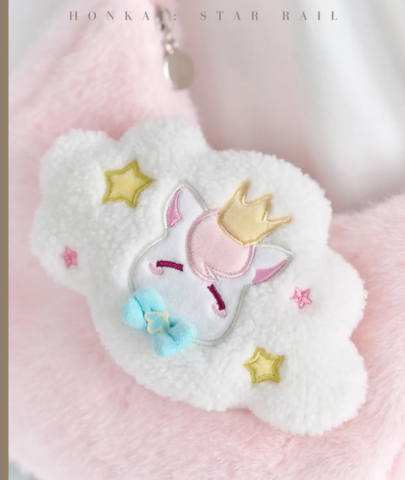 [Official Merch] Honkai Star Rail Hyacine Impression Plush Crossbody Bag
