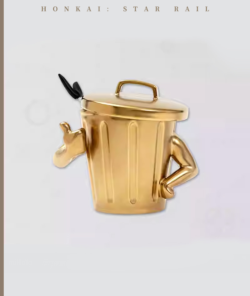 [Official Merch] HSR Lordly Trashcan Mug