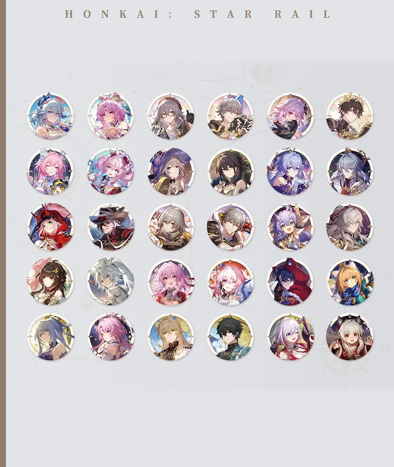 407-[Copy][Official Merch] Honkai: Star Rail Chibi Stand Adventures on the Astral Express