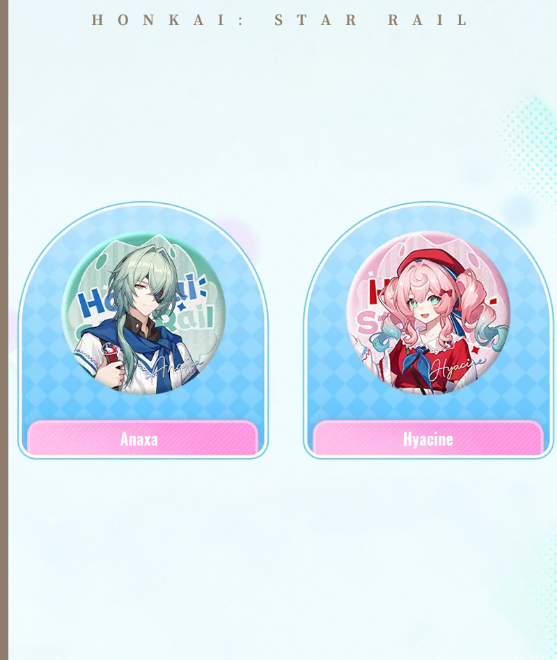 Official HSR x White Rabbit Creamy Candy Collab Merch: Anaxa & Hyacine  & Acrylic Stand