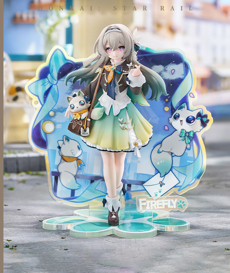 [Official Merch] Honkai: Star Rail Chibi Cat Series Firefly Scale Figure