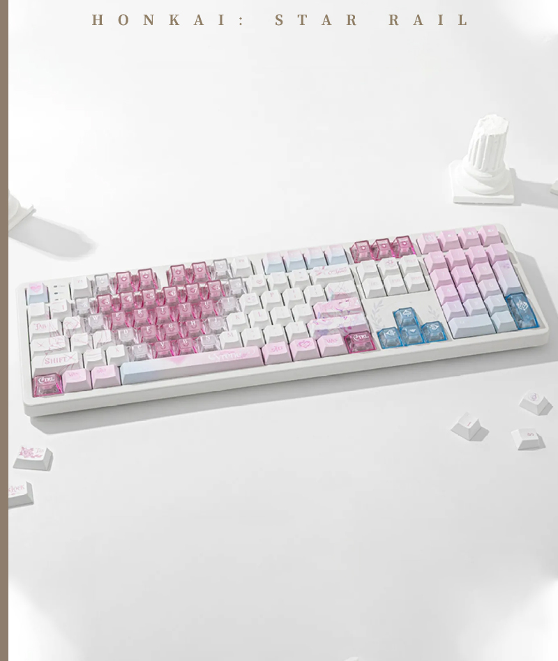 [Official Merch] HSR Cyrene RGB Mechanical Keyboard "Ripple of the Past"